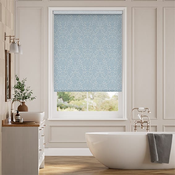 Rullgardin William Morris Acorn Soft Blue