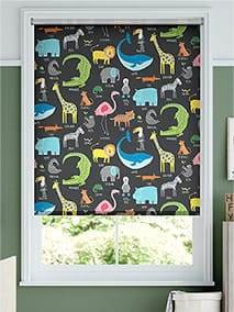 Kids Animal Magic Blackboard Blackout Rullgardiner thumbnail image