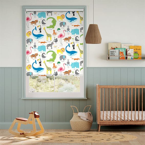Mörkläggande Rullgardin Kids Animal Magic Chalk 