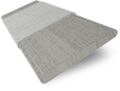 Träpersienn i konstträ Ash Grey Grain & Smoke - 50mm Slat sample image