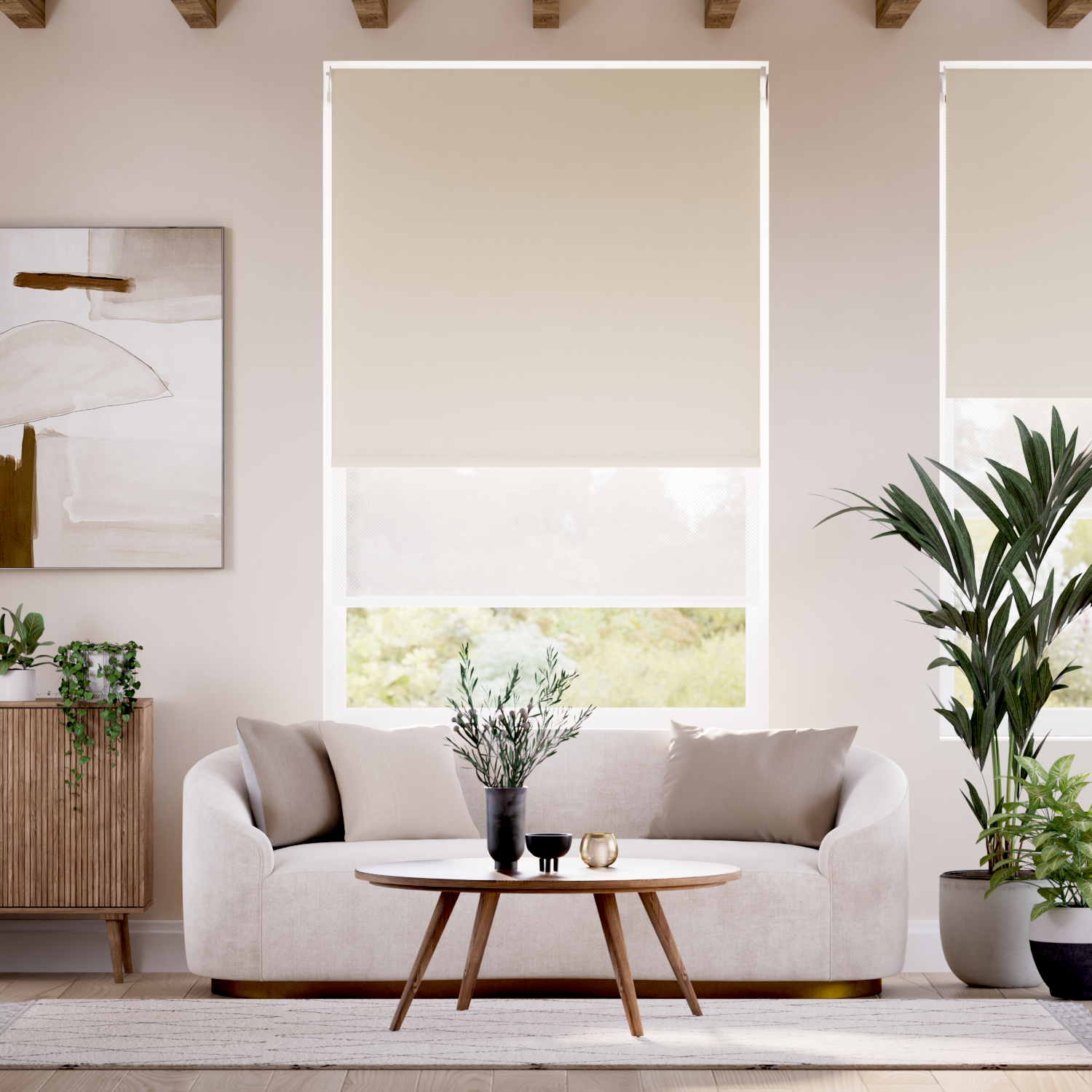 Double-rullgardin Atom Terrazzo 