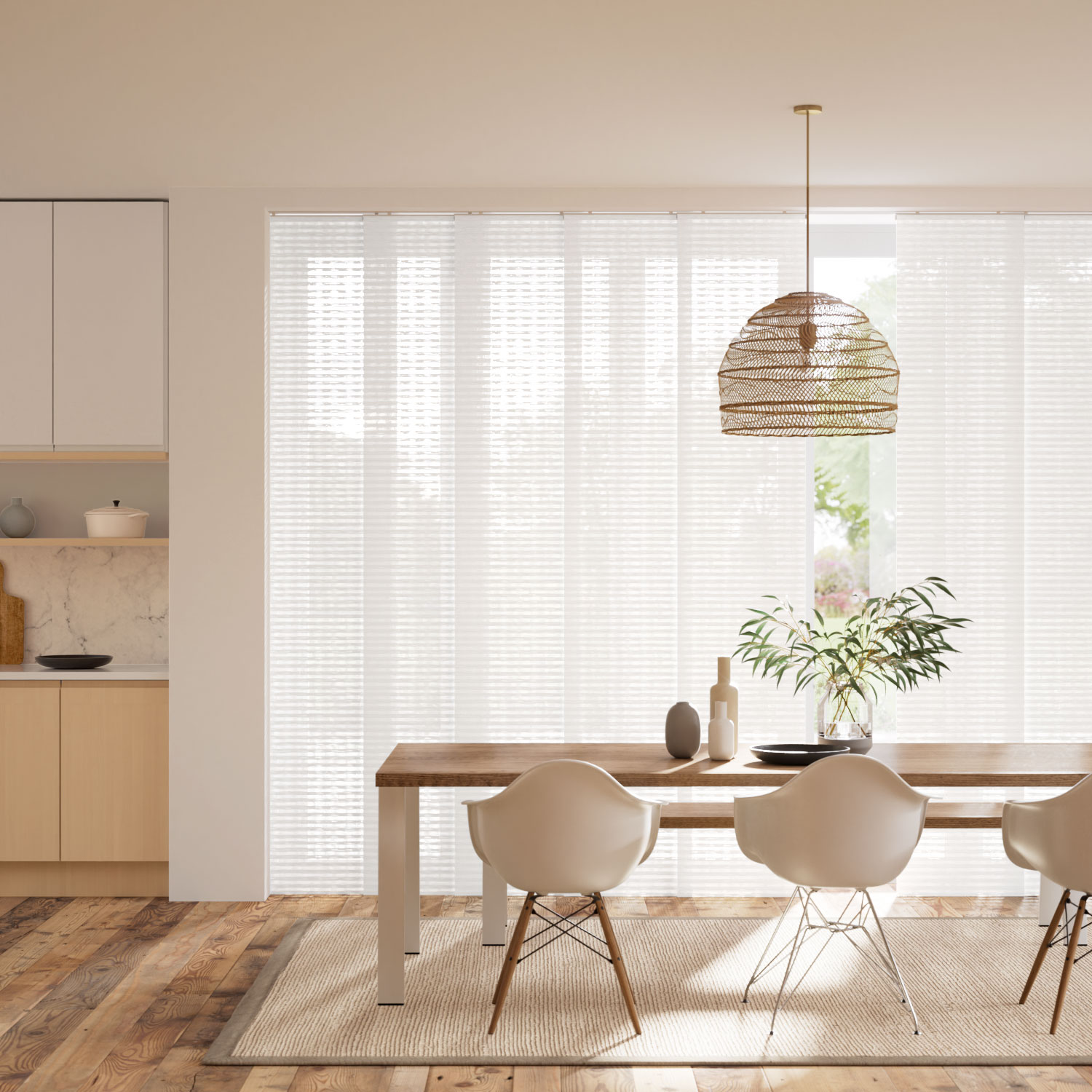 Panelgardin Belize Natural White