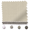 Dekorativa hissgardiner Bijou Linen Latte & Pebble sample image