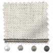 Dekorativa hissgardiner Bijou Linen Oatmeal & Pebble sample image