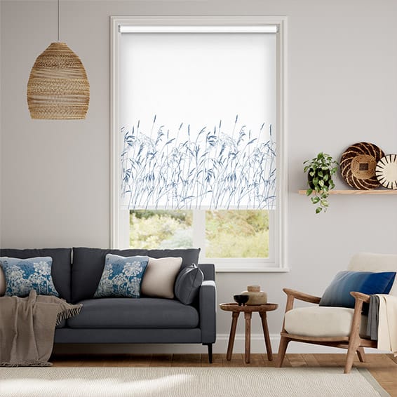 Rullgardin Elektrisk rullgardin Blowing Grasses Blue