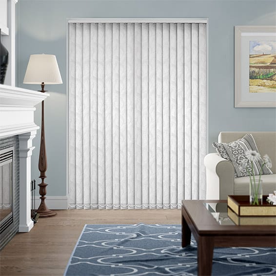 Lamellgardin Calaf White