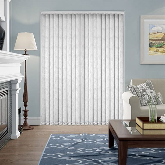 Lamellgardin Calaf White