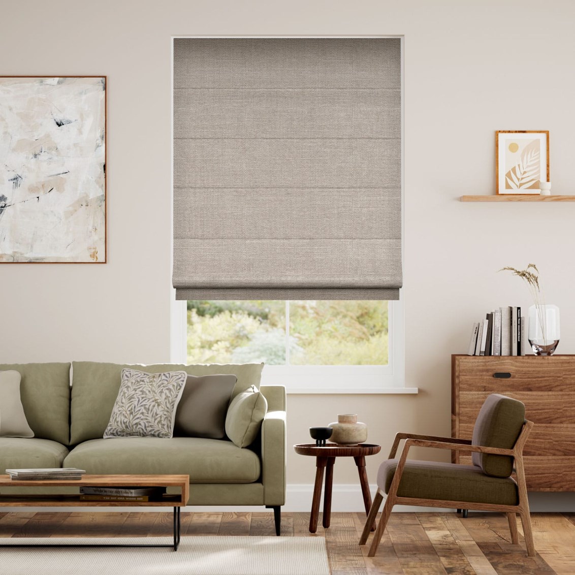 Hissgardin Elektrisk hissgardin Cavendish Warm Stone