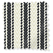 Chester Stripe Slate Rullgardiner swatch image