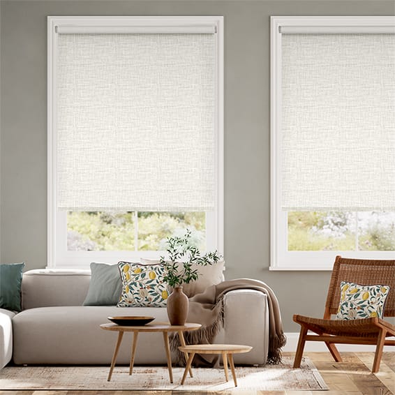Rullgardin Choices Arlo Wisp White 