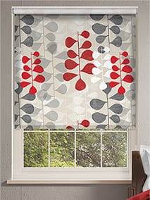 Choices Blooming Meadow Linen Ruby Rullgardiner thumbnail image