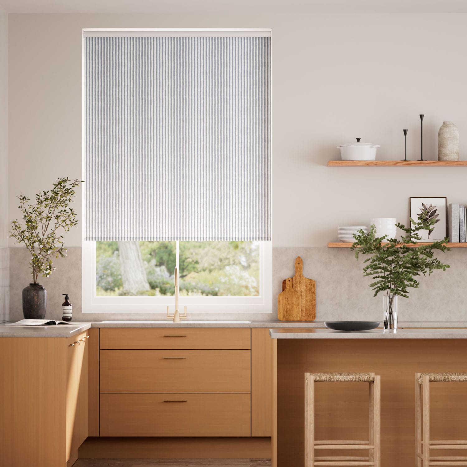 Rullgardin Choices Ella Stripe Storm 