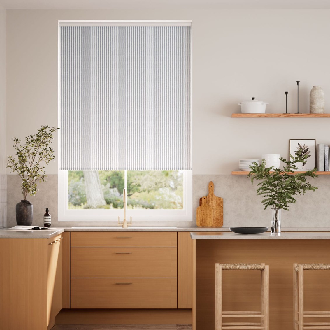 Rullgardin Choices Ella Stripe Storm 