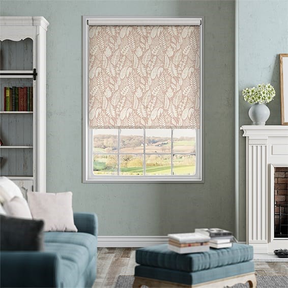 Rullgardin Choices Scandi Ferns Vintage Linen Rose