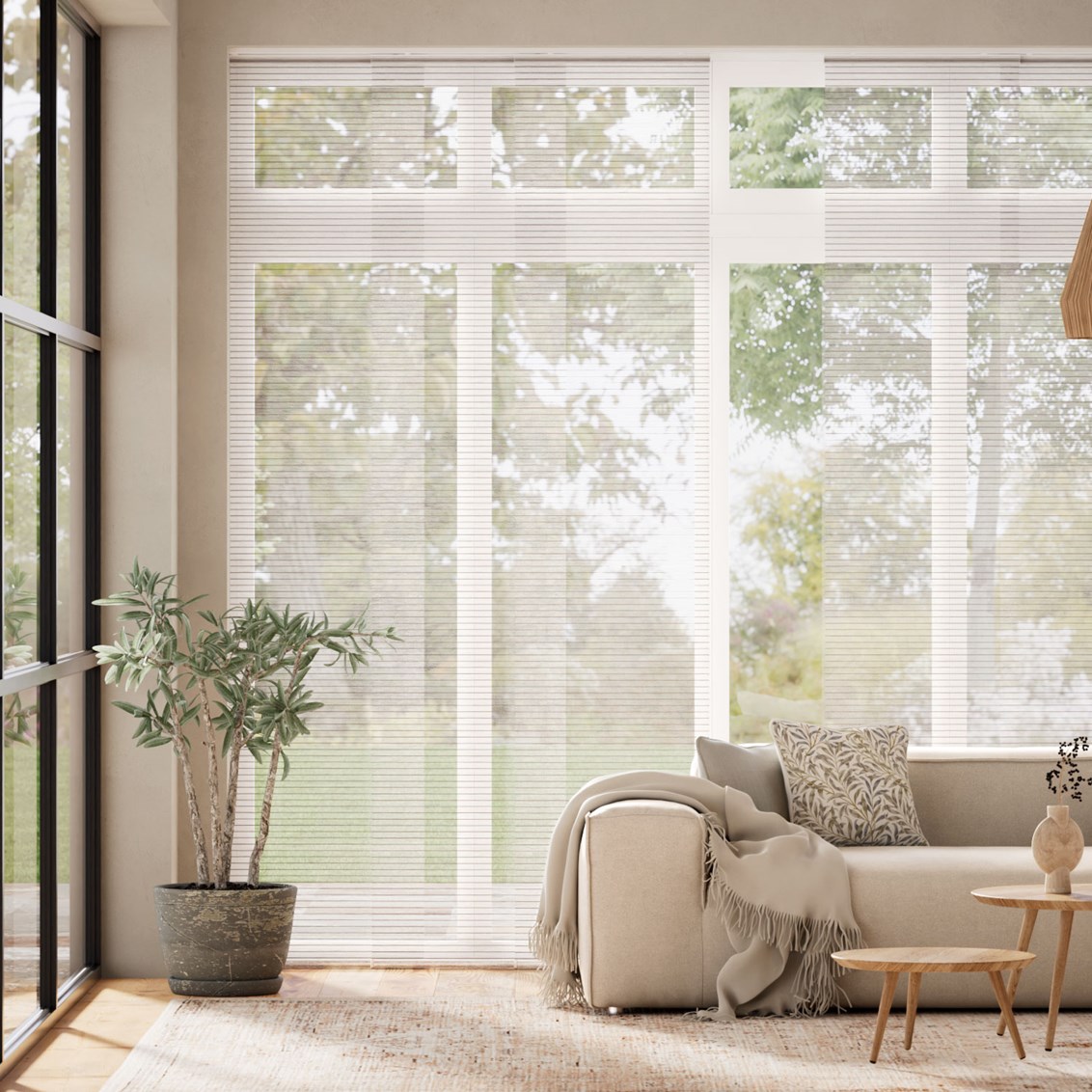 Panelgardin Cicero Voile Flint