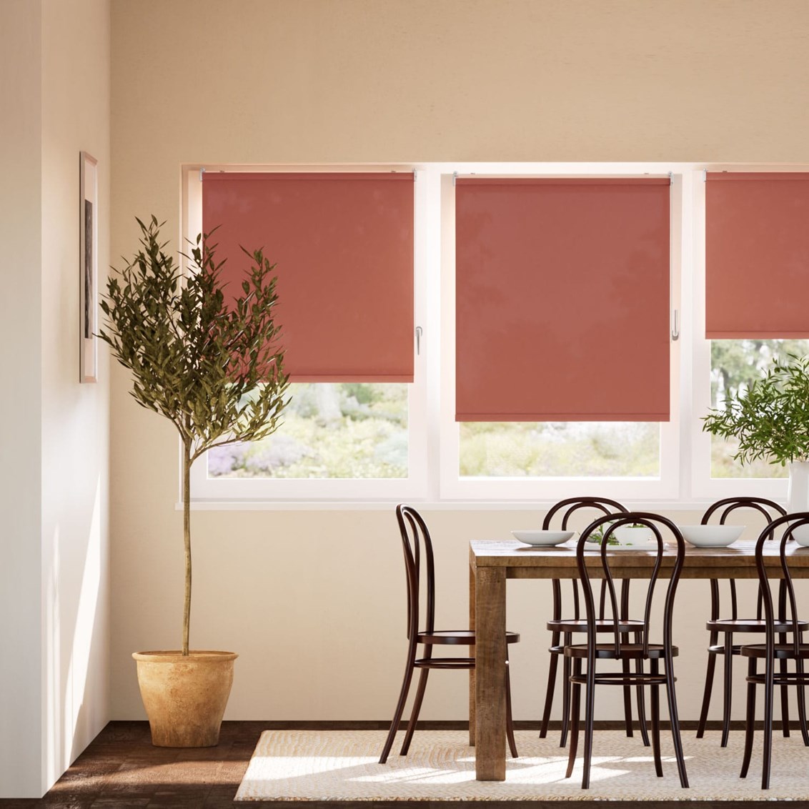 Rullgardin ClampFit Avalon Cinnabar