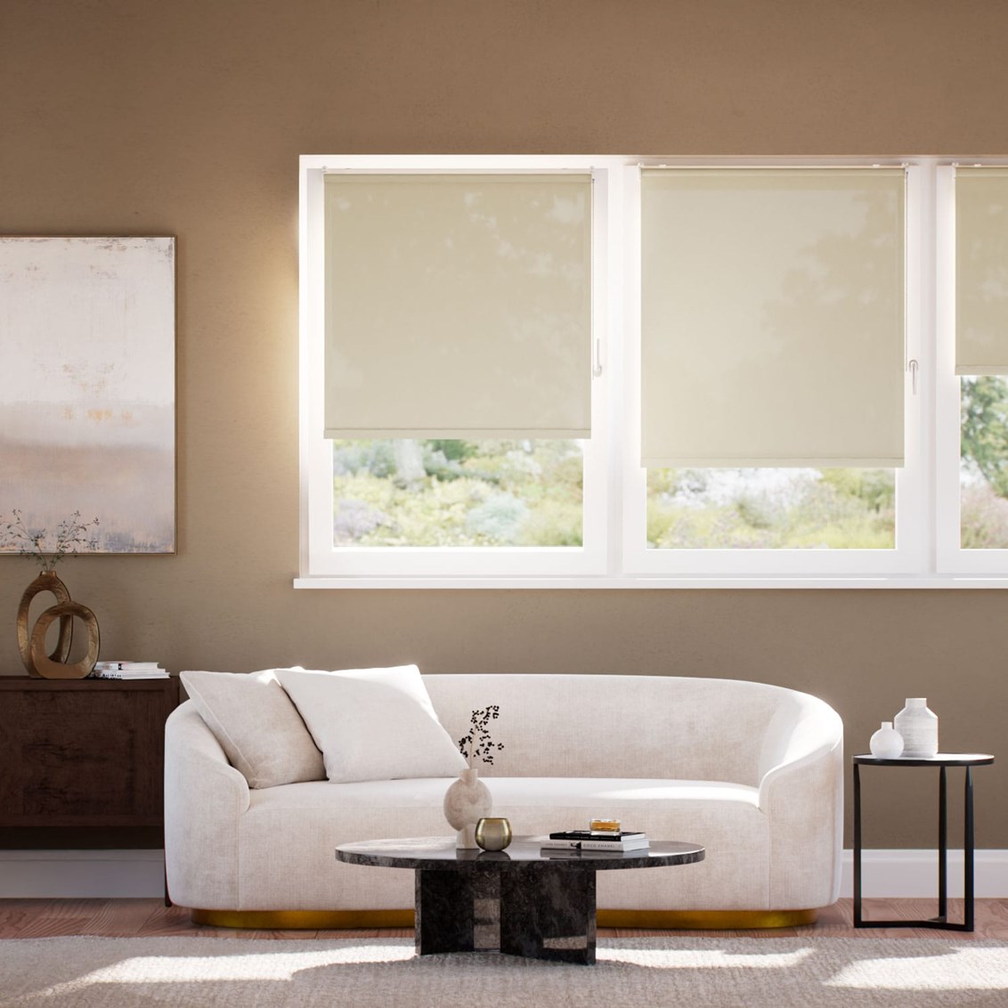 Rullgardin ClampFit Avalon Classic Linen