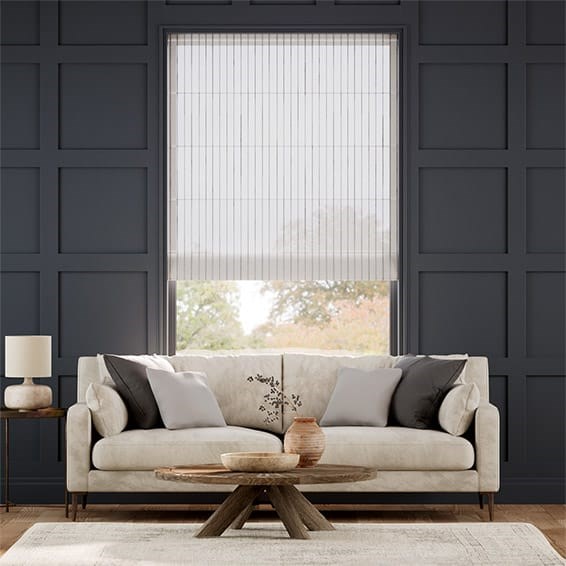 Hissgardin ClampFit Leone Embroidered Voile Pinstripe