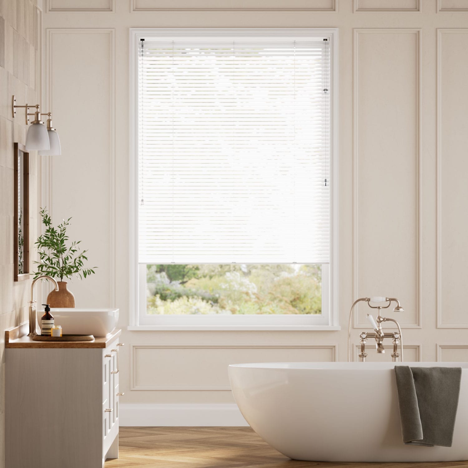 Aluminiumpersienn Click2Fit Elements White - 25mm Slat