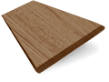 Persienn i konstträ Click2Fit Chestnut - 50mm Slat sample image
