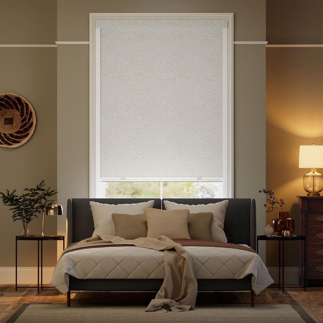 Rullgardin TotalShade William Morris Willow Parchment
