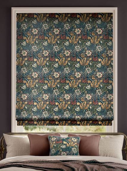 William Morris Compton Velvet Dusky Teal Hissgardiner thumbnail image