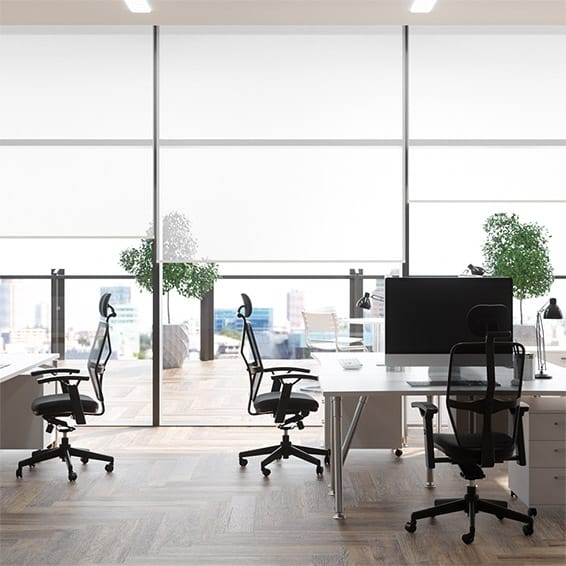 Rullgardin Contract Oculus Bright White