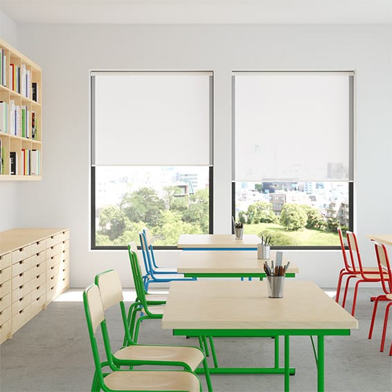 Rullgardin Contract Oculus Ice White