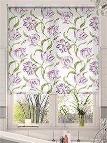 Dancing Tulip Fields Lilac Rullgardiner thumbnail image