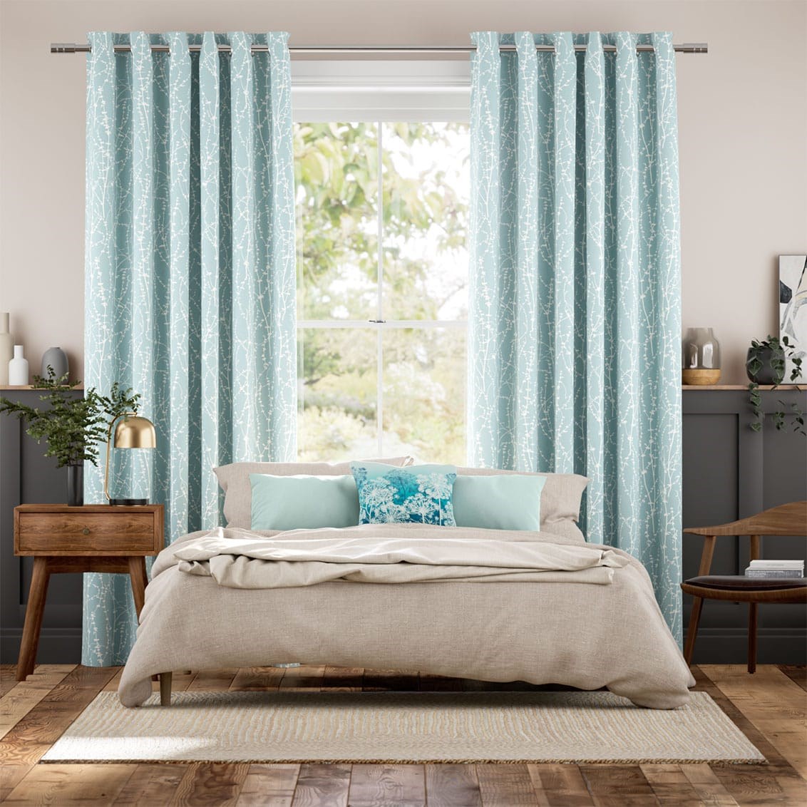 Gardiner Dockleaf Sky Blue