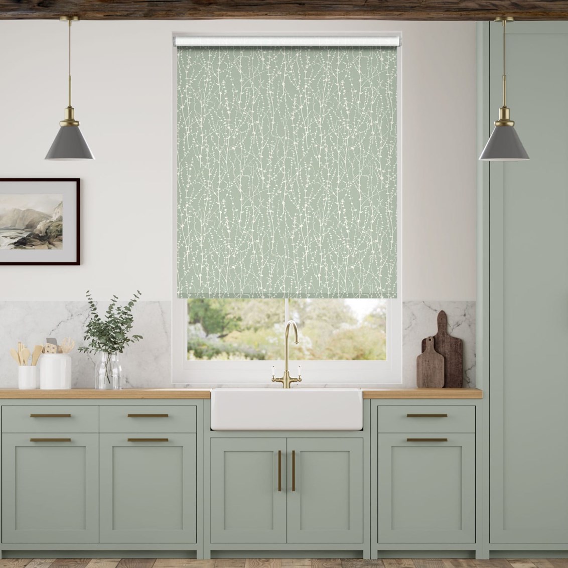 Rullgardin Dockleaf Soft Mist