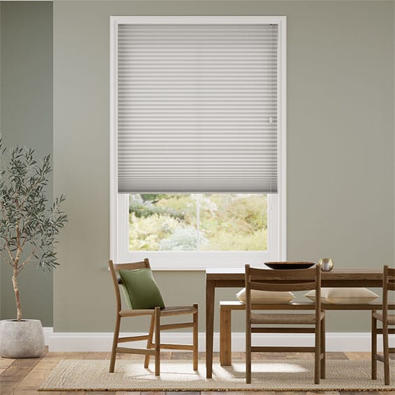 Plisségardin Double DuoLight Ash Grey