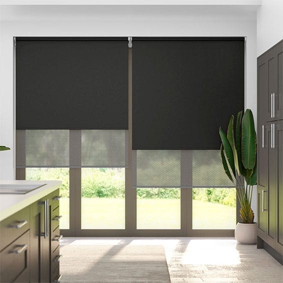 Rullgardin Double Charcoal