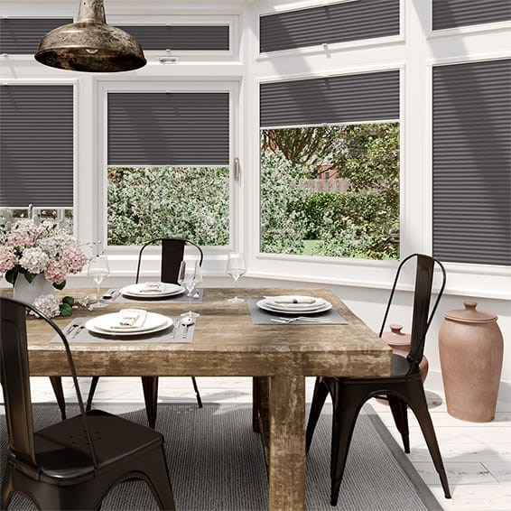 Plisségardin PerfectFIT DuoLight Anthracite
