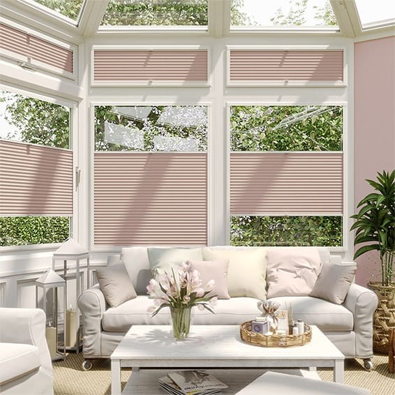 Plisségardin PerfectFIT DuoLight Dusky Pink