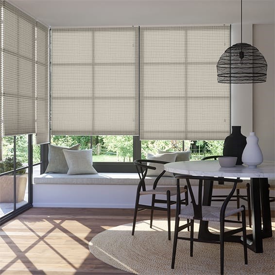 Plisségardin DuoLight Mosaic Warm Grey