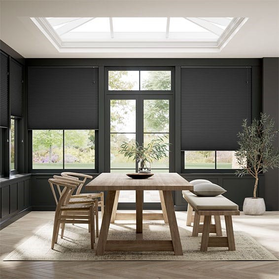 Plisségardin DuoShade Anthracite 