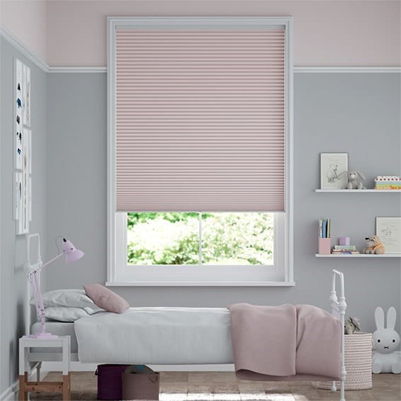 Plisségardin Cordless DuoShade Pink Blush
