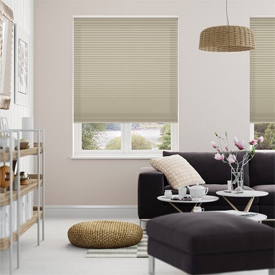 Plisségardin Cordless DuoShade Fallow
