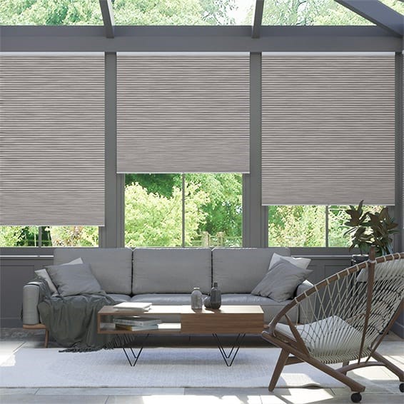 Plisségardin Cordless DuoShade Grain Urban Grey