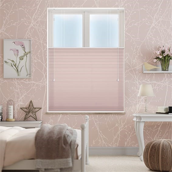 Plisségardin Top Down/Bottom Up DuoShade Pink Blush