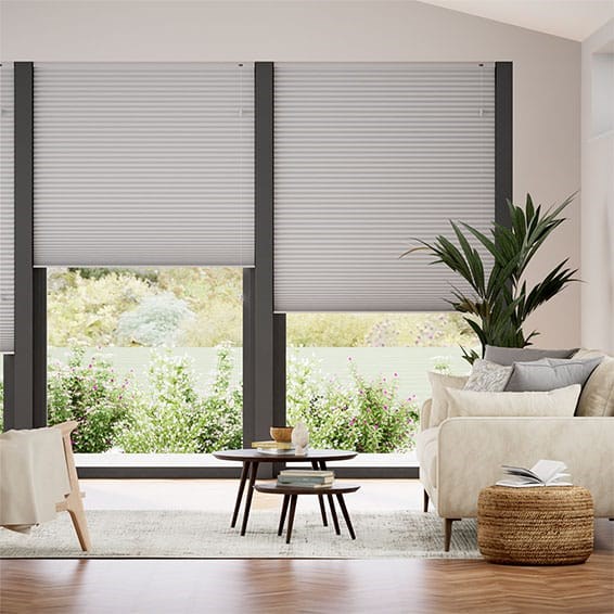 Plisségardin Click2Fit DuoShade Plume