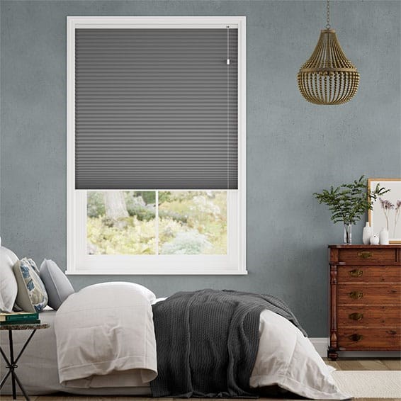 Plisségardin Click2Fit DuoShade Slate Blue 