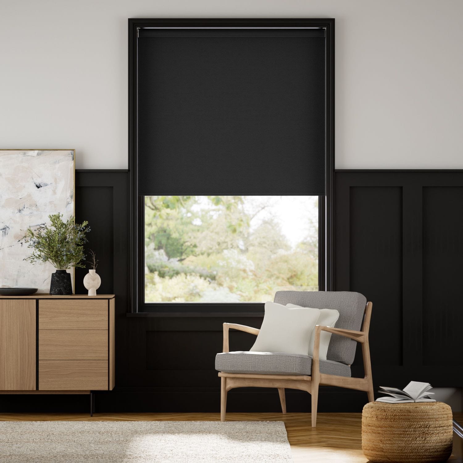 Rullgardin Eclipse Black