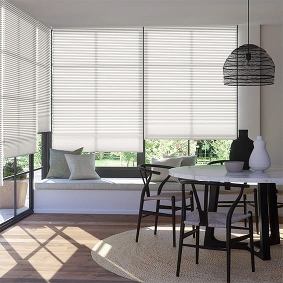 Plisségardin Elektrisk Cordless DuoLight Pearl
