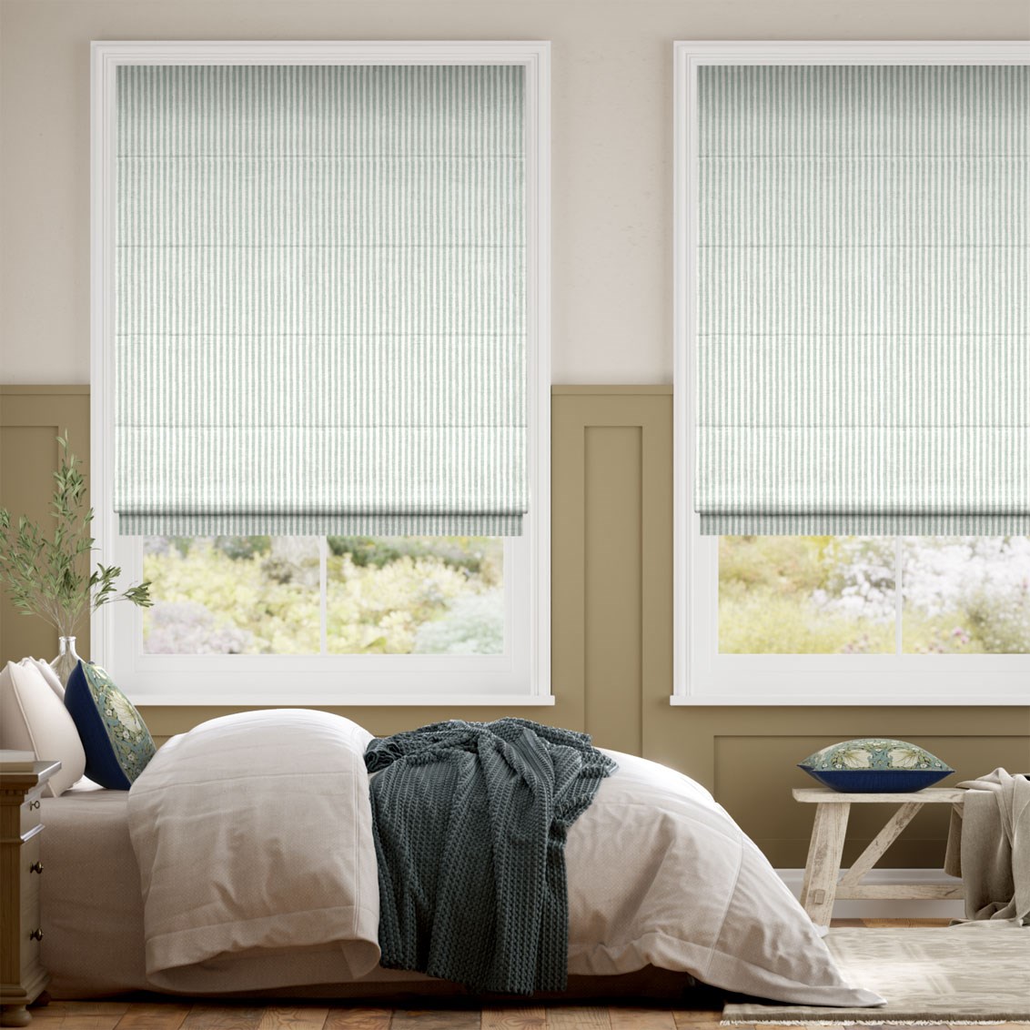 Hissgardin Ella Stripe Mint