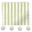 Ella Stripe Pistachio & Chalk Hissgardiner swatch image