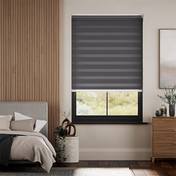 Rullgardin Enjoy Dimout Gunmetal Grey