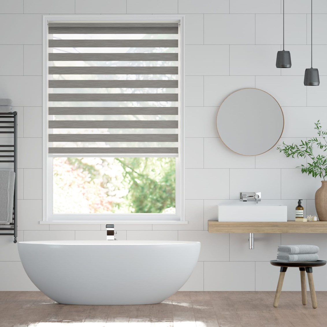 Rullgardin Enjoy Pearl Grey