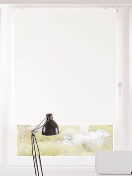 Express ClampFit Toulouse Blackout Bright White Cut-down Blind thumbnail image